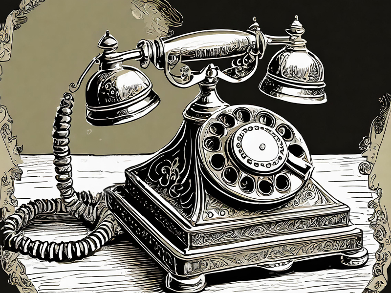 1950年の回転式電話音のイメージ画像